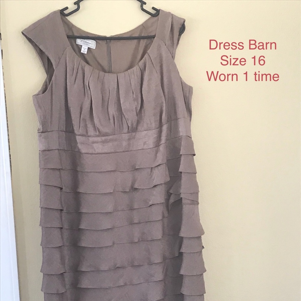 Dress Barn ruffle dress size 16